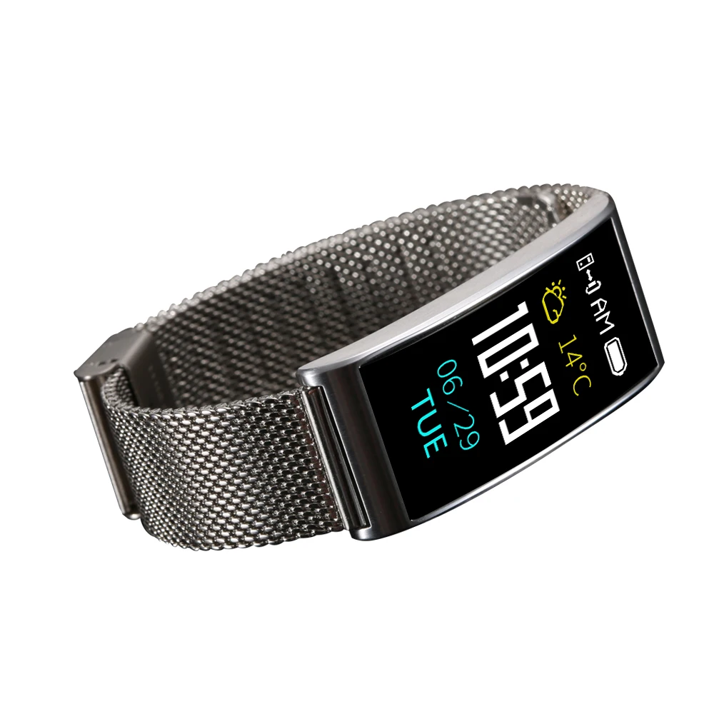 Стальной и кожаный ремешок Abay X3 Smart Watch Brace multi-спортивный режим тест сердечный