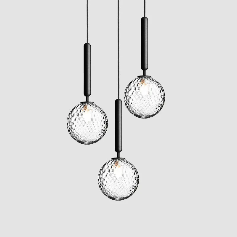 Современный подвесной светильник в скандинавском стиле дизайнерские стеклянные