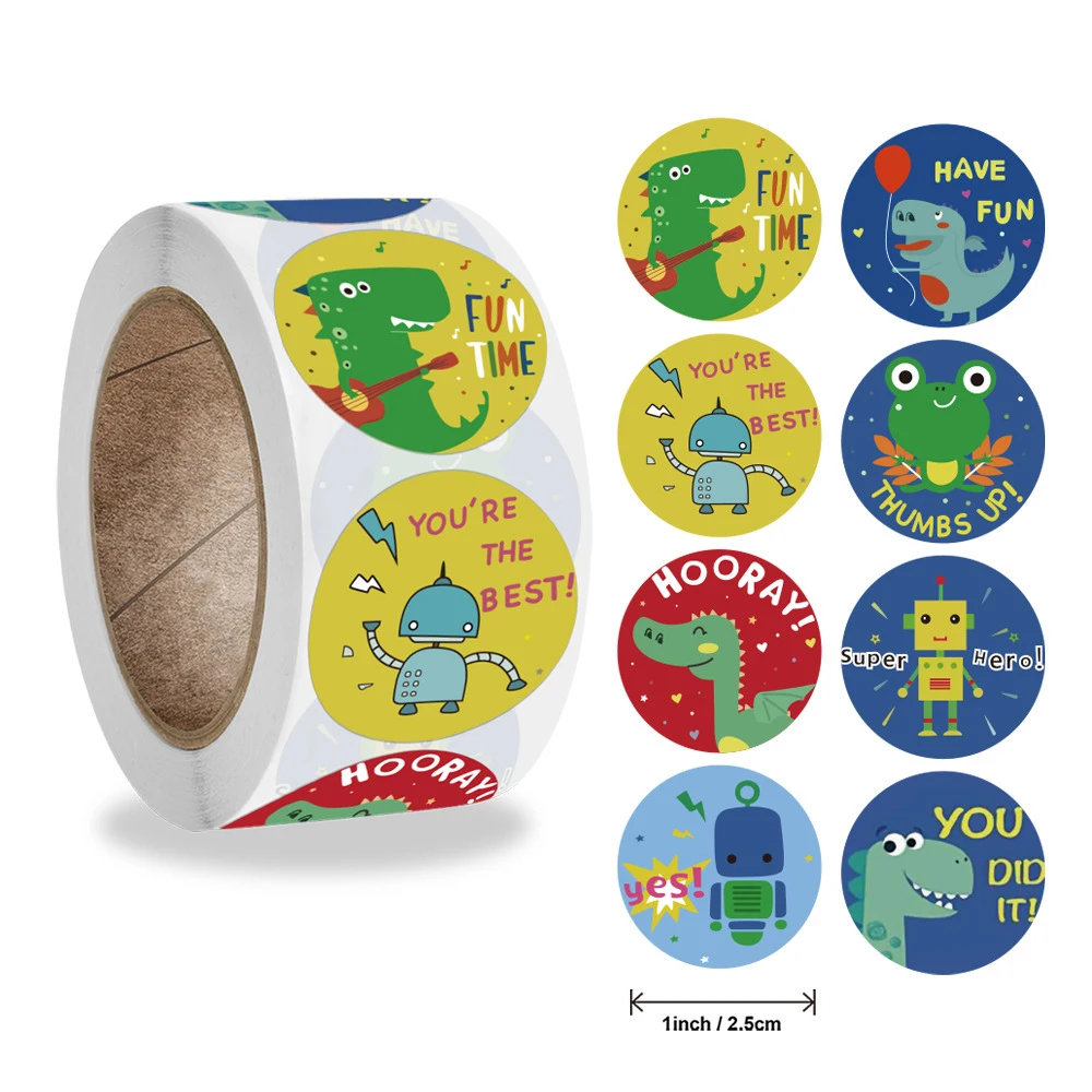 В переменного тока 50-500 шт Мультяшные наклейки с животными для детей Классические