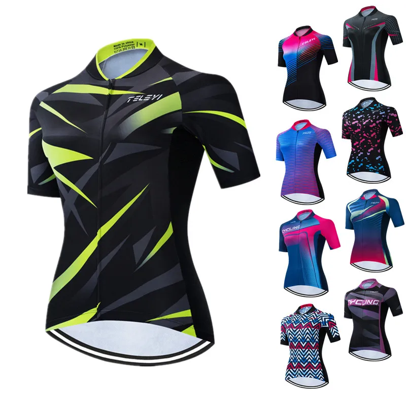 Летняя велосипедная майка Weimostar Женская с коротким рукавом для горного