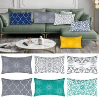 3050cm geometric decorative pillowcases polyester throw pillow case striped rectangle pillowcase home decor 20 styles