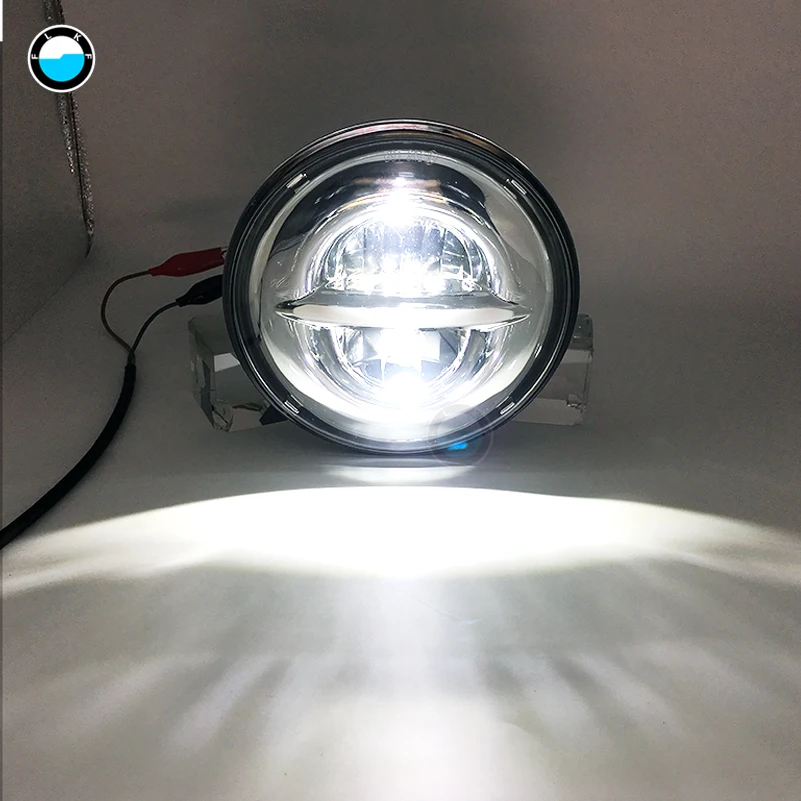 Для Jeep Wrangler светодиодные фары 7 дюймовые круглые дальнего и ближнего света plug &amp