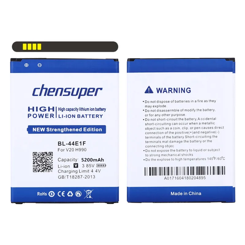 BEW 5200mAh BL-44E1F Мобильный телефон батареи для LG V20 H990 F800 BL 44E1F | Мобильные телефоны и