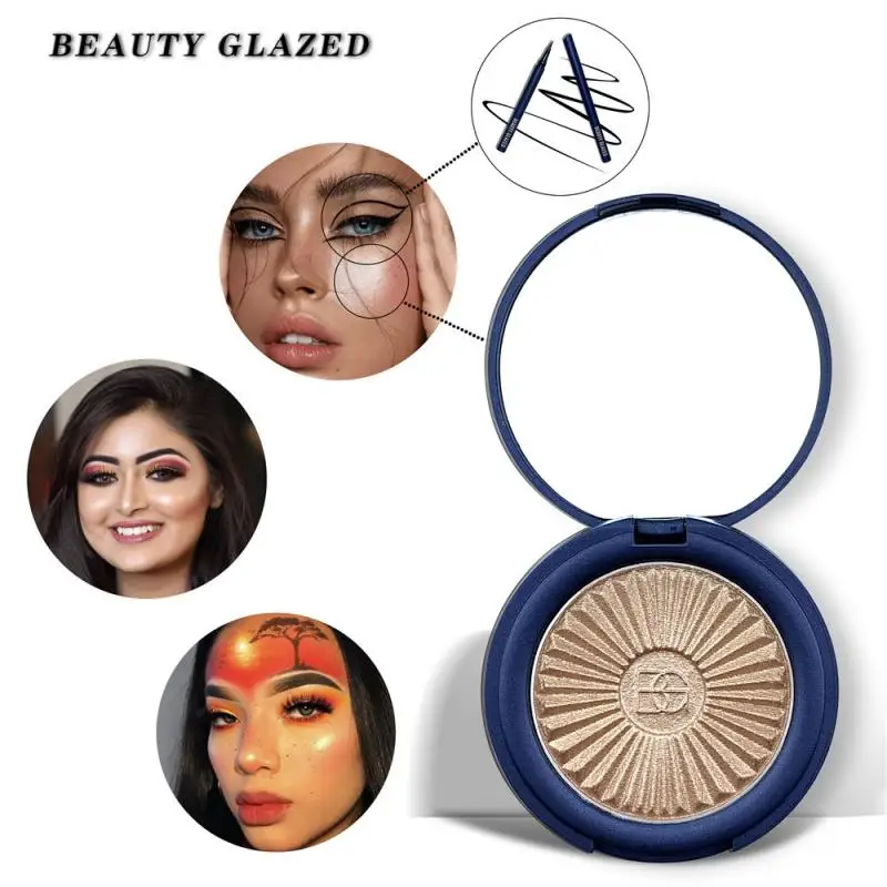 Хайлайтер Beauty Glazed 8 цветов палитра для макияжа лица сияющий контур блестящая