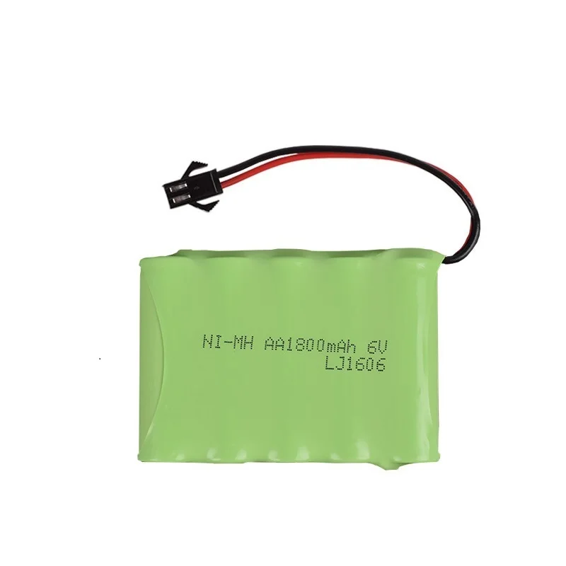 6v 1800mah аккумуляторная батарея + зарядное устройство для Rc игрушки автомобили Танк