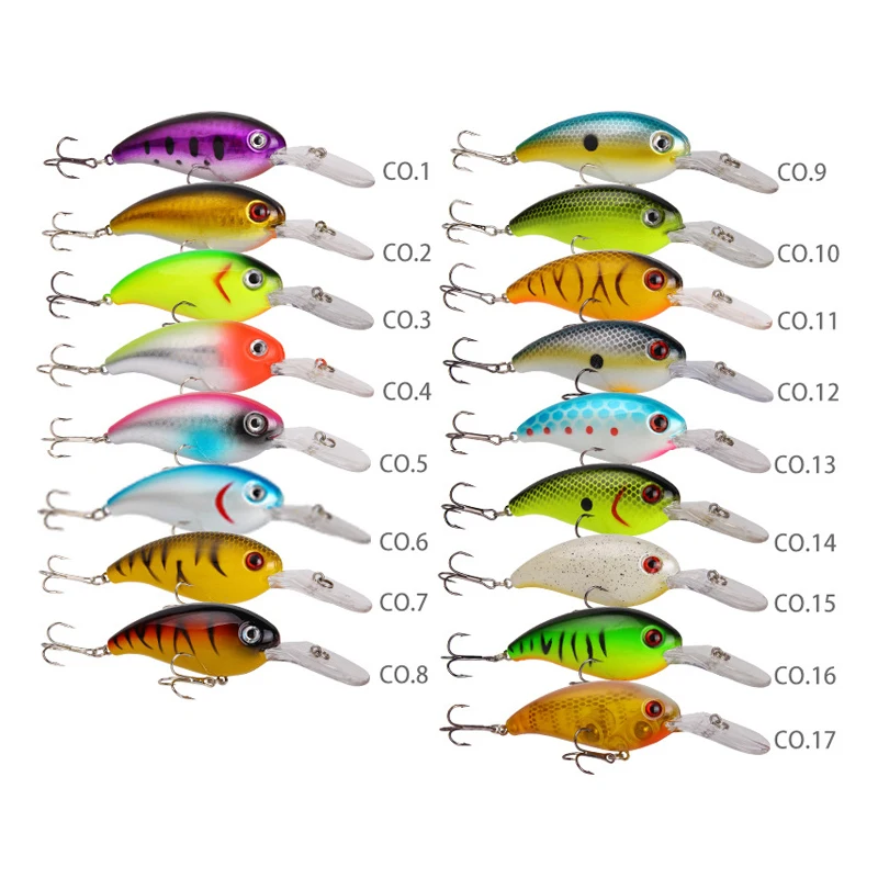 

1PCS Crank Fishing Lure Lightweight Deep Water 10CM 13.6G Hard Bait Artificial Wobblers Fake Bait Carp Bass Crankbait Fly Fish