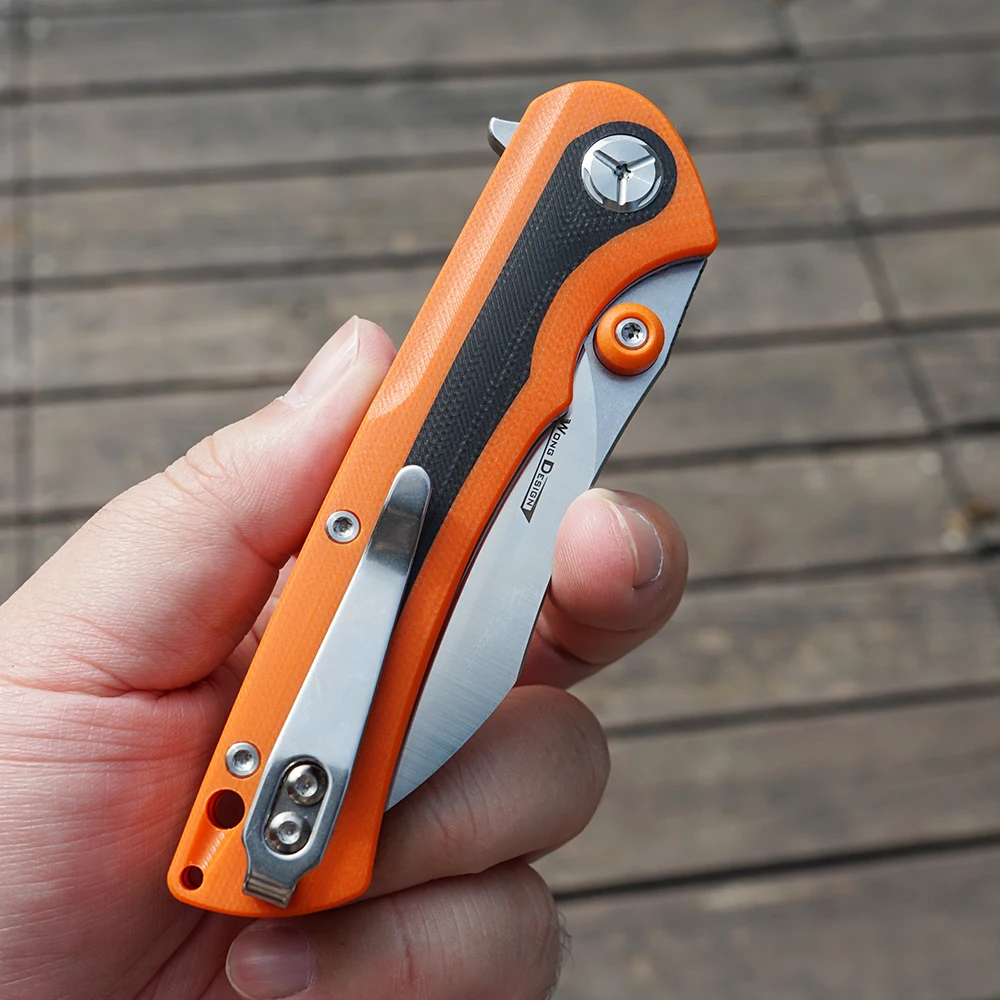 

TWOSUN Knives 14C28N Blade Folding Pocket Knife Tactical Knife Survival Knife Camping Hunting Outdoor Tool EDC Fast Open TS280