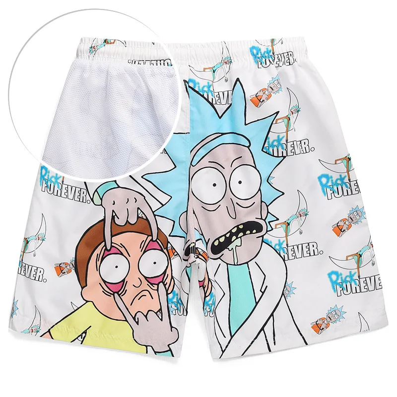 

2021 New Casual Men's Beach Pants Summer Cartoon Print Men's Shorts Quick-drying Surf Pants Casual Sports Swimming Trunks Men