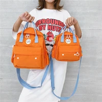 new kawaii womens backpack large and small size mini backpacks for teenager girls female cute orange shoulder bags womens bag