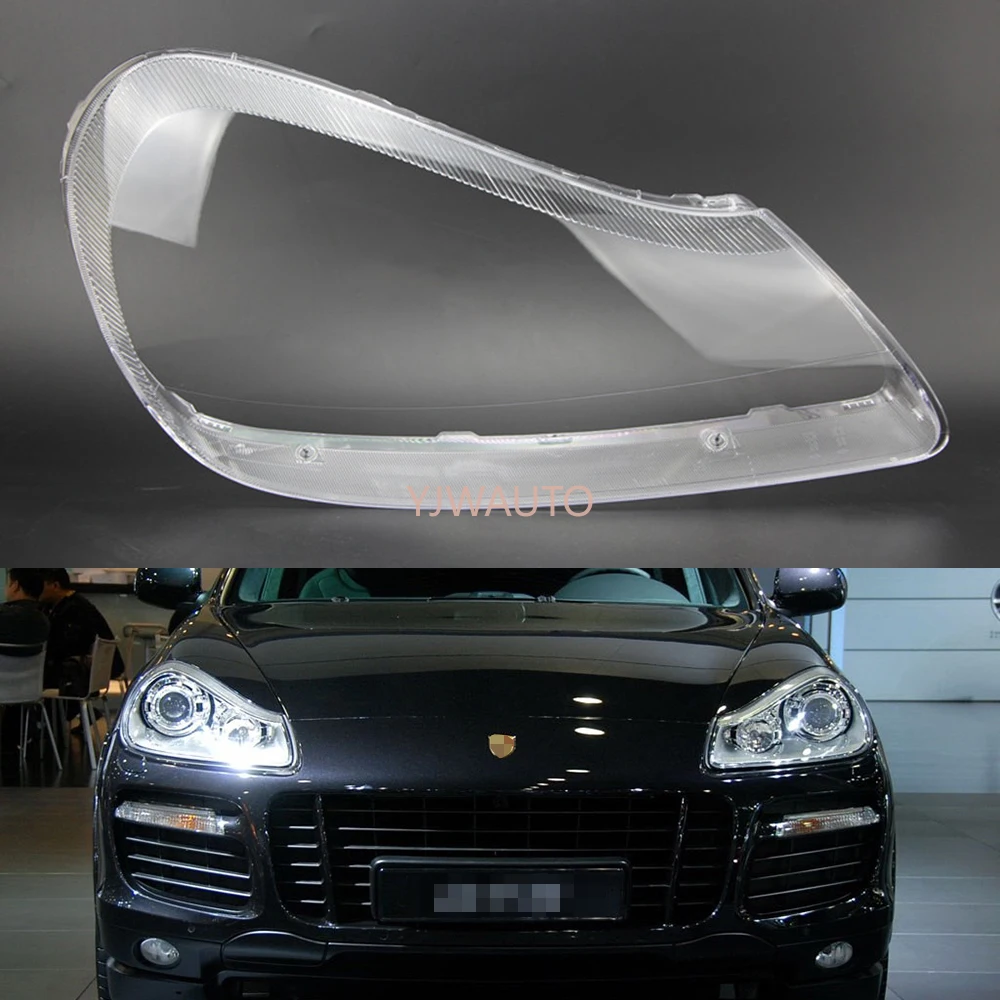 Крышка фары для Porsche Cayenne 2007 ~ 2010 сменная Автомобильная крышка объектива |