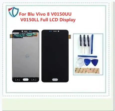 Полный ЖК-дисплей для Blu Vivo 8 V0150UU V0150LL + кодирующий преобразователь сенсорного
