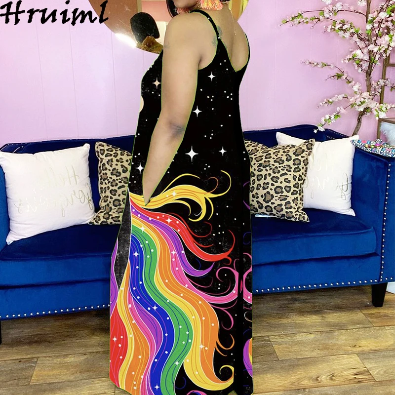 

Women Clothes Print Fashion Casual High Waist Elegant Knitted Dress Plus Size Streetwear Party Clubwear Maxi Dresses for Women