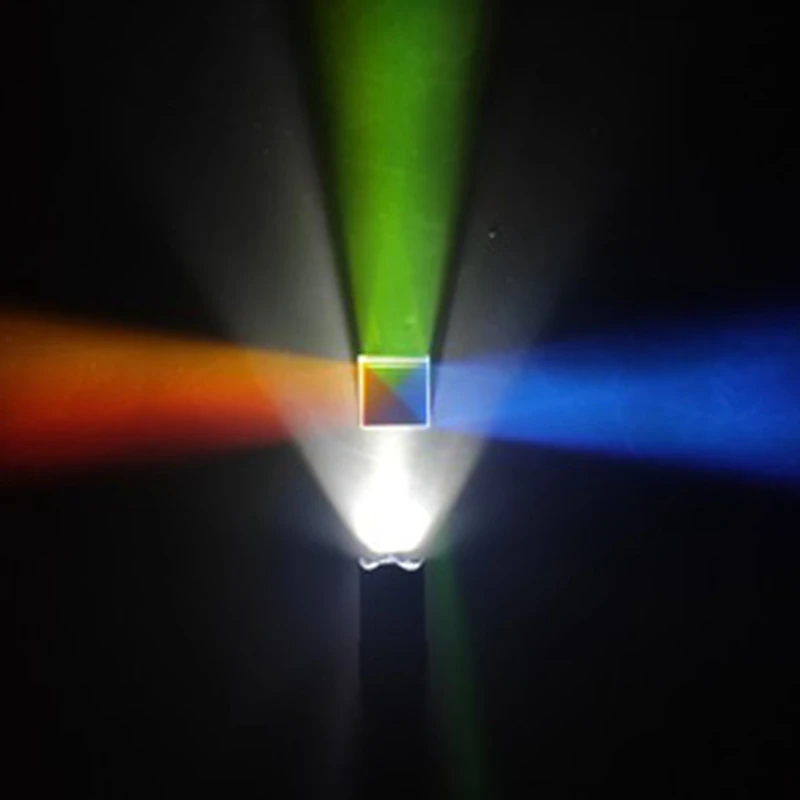 

15*15*15mm/0.59*0.59*0.59in Color Prism Aurora Hut Light Cube Gifts about Valentine's Day Creative Optical Ornaments