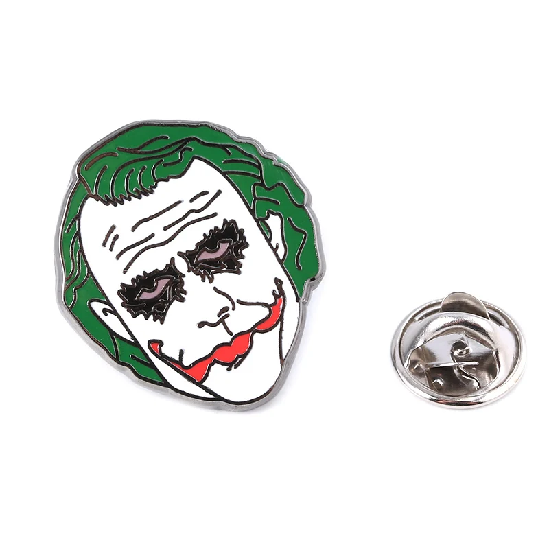 DC JOKER эмалированные булавки фильм ужасов Стивен Кинг это мы все плаваем здесь Pennywise значок брошь для женщин мужчин ювелирные изделия
