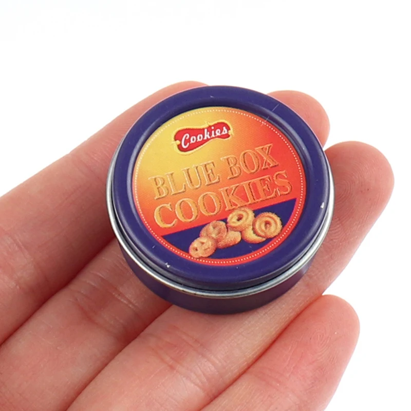 

1pcs Dollhouse Miniature Cookies Mini Chocolate Snacks Box Pretend Play Food For Doll House Kitchen Toy Accessories