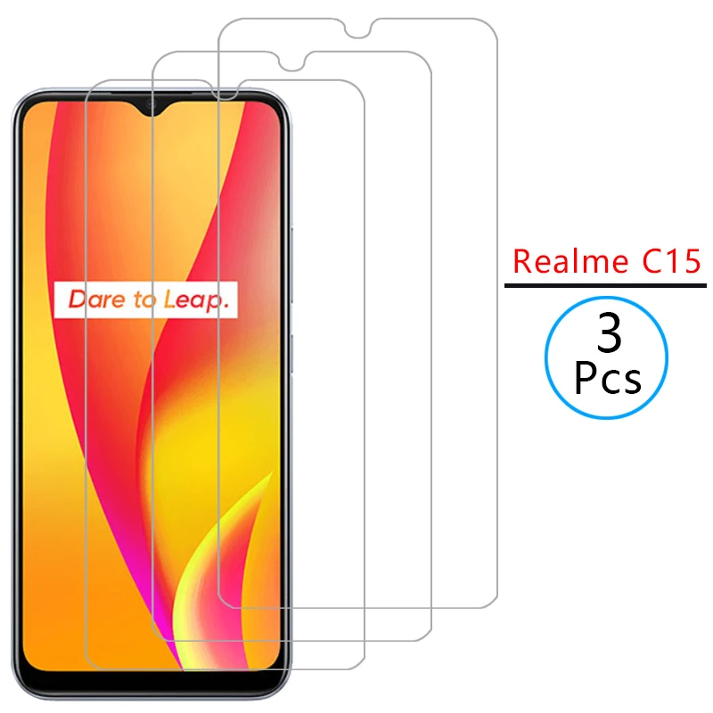 

protective glass for realme c15 screen protector tempered glas on realmec15 c 15 15c safety film realmi reame relme ralme realmy