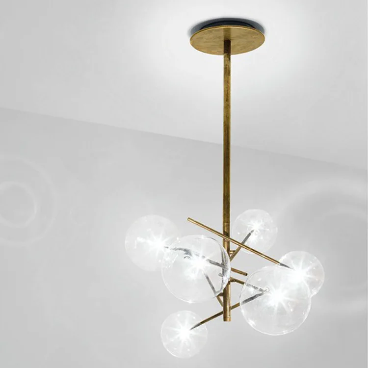 

modern led glass ball lustre pendente pendant light chandelier kitchen fixtures pendant lights dining room living room