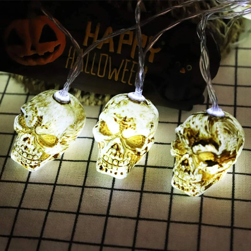 

Halloween Decoration LED Light String Pumpkin Ghost Skeletons Halloween Decorative LED Lantern Festival Bar Home Party Decor