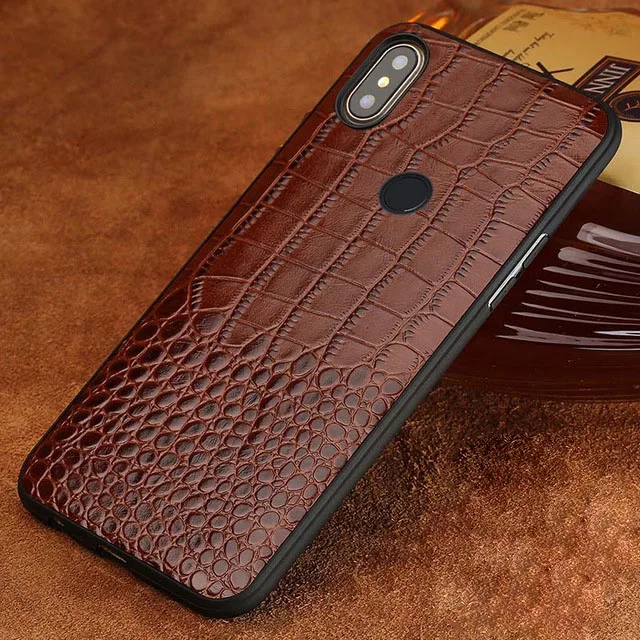 Coffee Чехол для телефона из натуральной кожи для Xiao mi Red mi Note 7 8 pro 5 6 mi 8 9se lite 9T pro A2 A3 Note10 mi x 2s Max 3 Y3 Poco F1 чехол - Цвет: Coffee