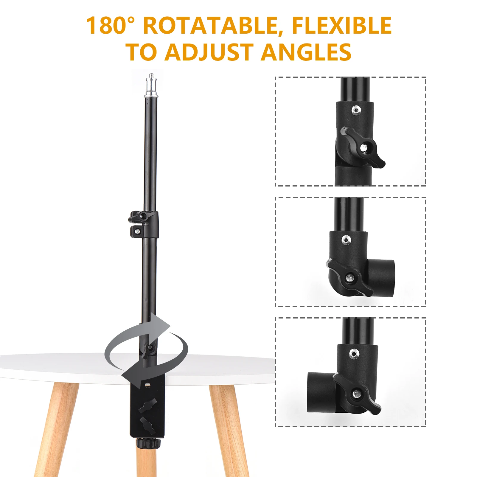 Многофункциональный удлинитель с-образным зажимом регулируемый для штатива с