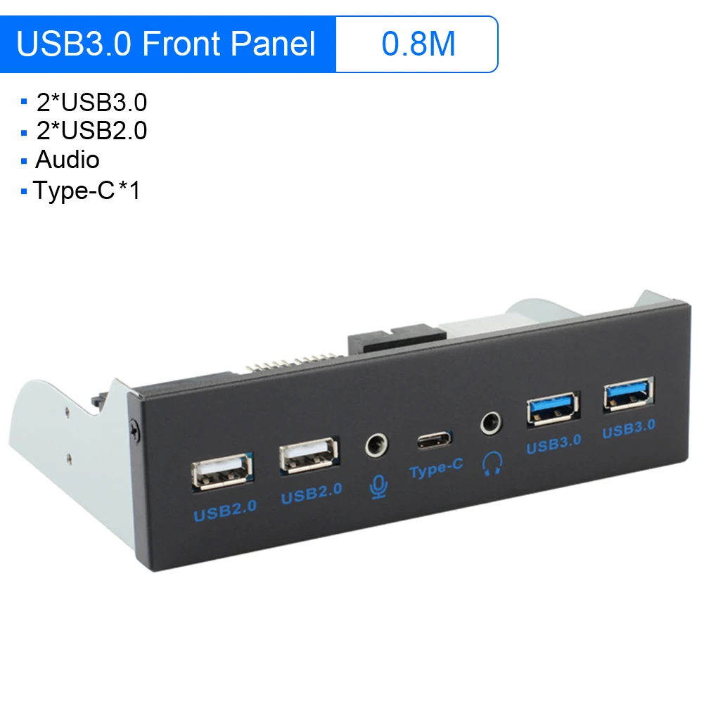 USB 2 0 3 5 мм аудио Передняя панель USB3.0 концентратор сплиттер внутренний