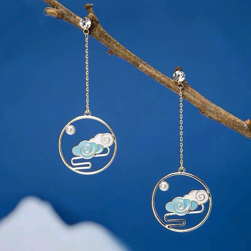 

Anime Earrings The Untamed Mo Dao Zu Shi Wei Wuxian Lan Wangji Dangles Ear Ring