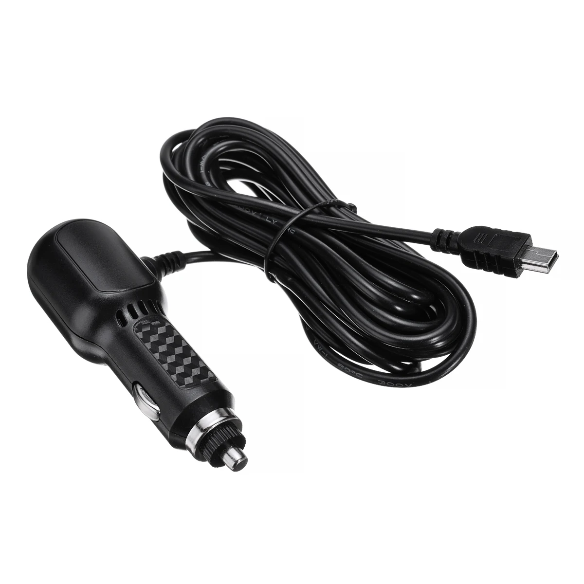 

Dual Mini USB Ports 5V 2A Driving Recorder Charger Adapter Lighter Cable Socket for DVR Vehicle Charging with 3.5 Meters Cable