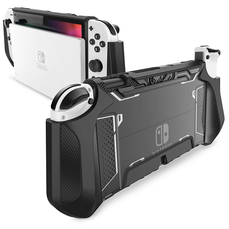 Чехол для Nintendo Switch OLED 2021 дюймов серии MUMBA Blade Dockable TPU Grip защитный чехол совместимый