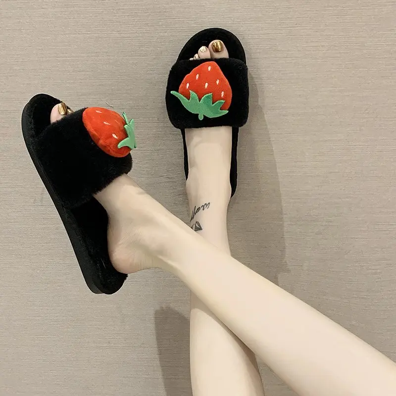 2021 Fashion Cute New Plush Slippers Home Furnishing Lightweight Family Thicken Carrot Slippers Plush Slippers Women