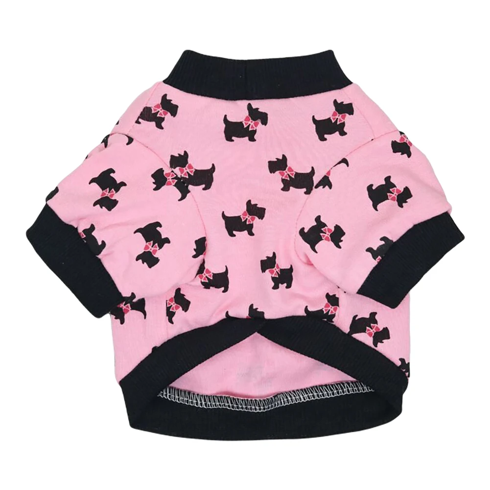 

Pet Dog Autumn And Winter New Clothes Printing Thin Cotton Hedging Teddy Myna Is Better Than Panda Puppies Small Puppy Schnauzer