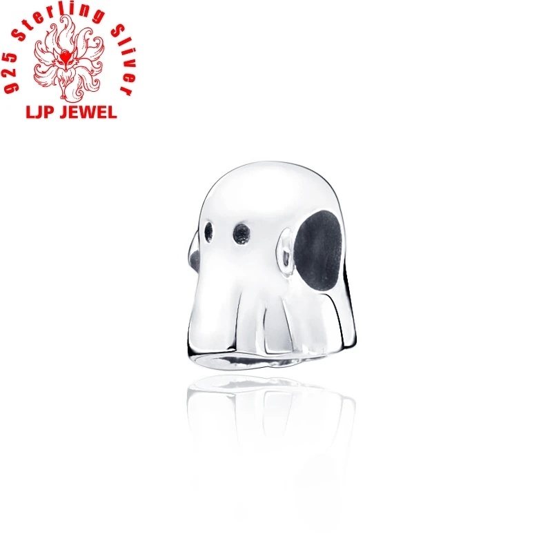

2019 New 925 Sterling Silver Beads Boo the Ghost Charms fit original pandora Bracelets Women DIY Jewelry