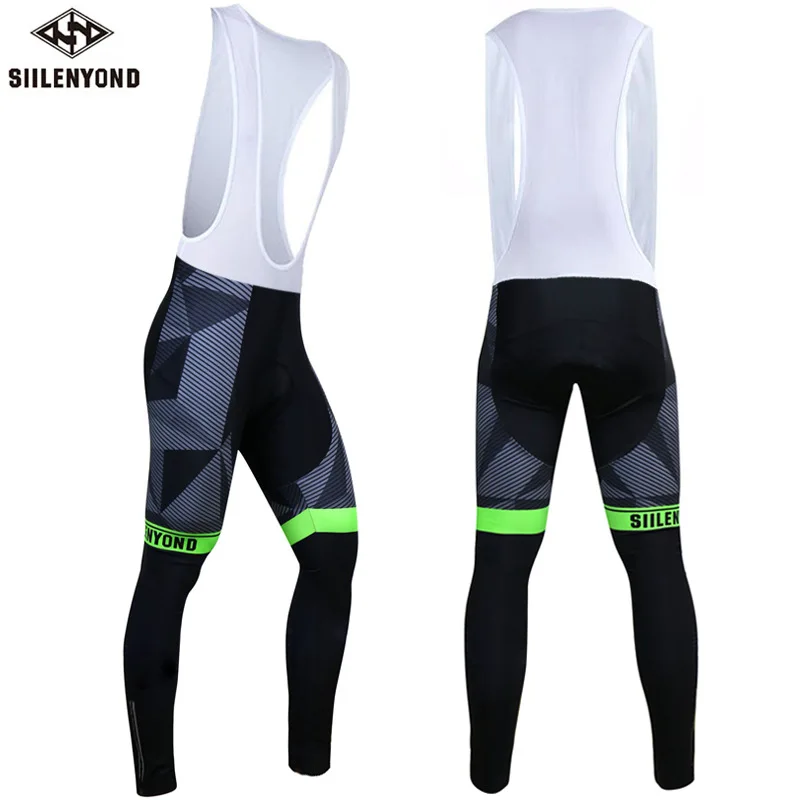 

SIILENYOND New Autumn Riding Suit Strap Pants Professional Edition Riding Equipment Pants Bicycle Pants Men