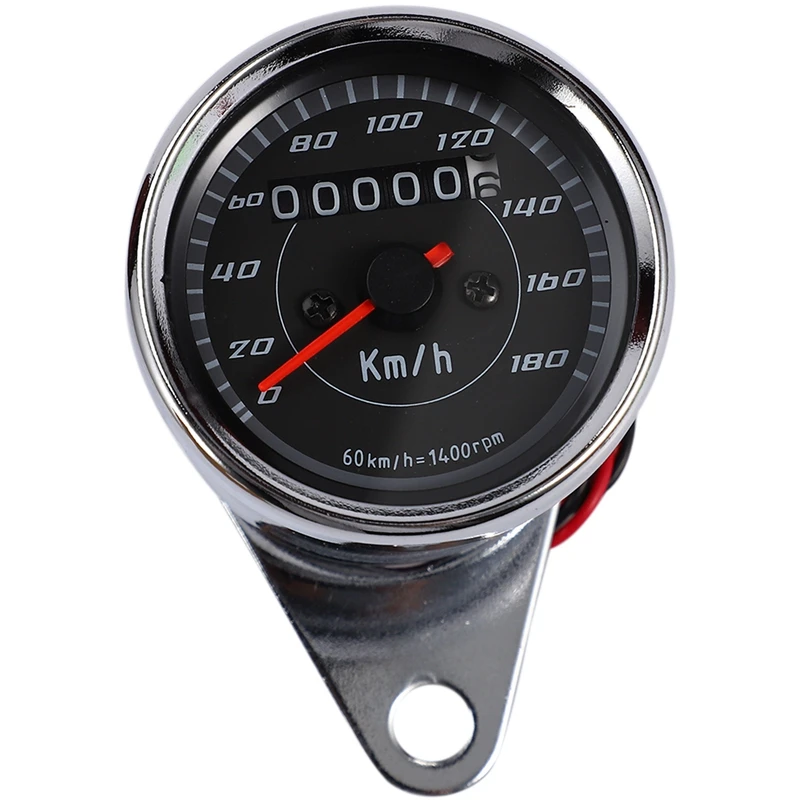 Motorcycle LED Tachometer Speed Gauge Retro Chrome for Honda CG125 | Автомобили и мотоциклы