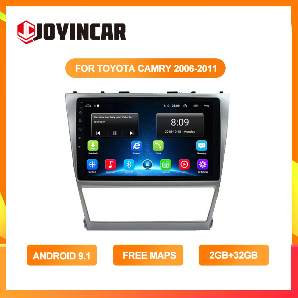 2G + 32G 2 din Android 10 1 автомобильный Радио мультимедийный плеер для Toyota Camry 2006 2011 стерео