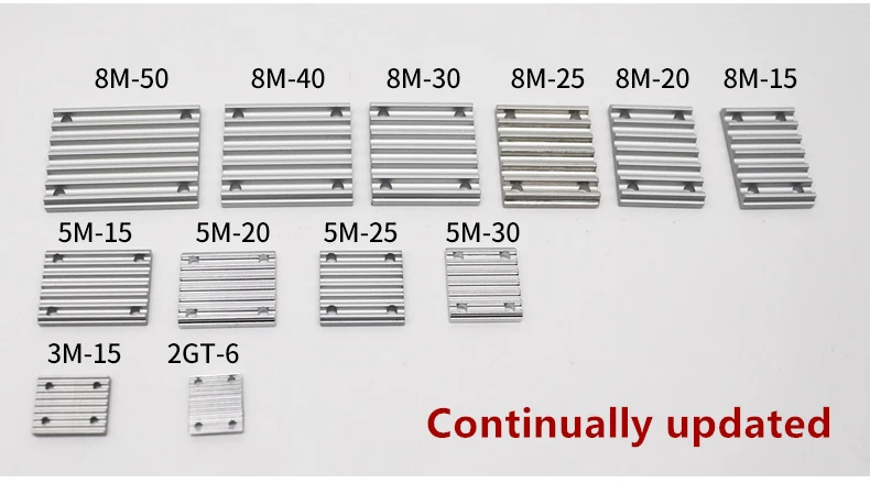 Алюминиевый дуговой зажим XHGMAK для синхронного ремня HTD 8M/14M