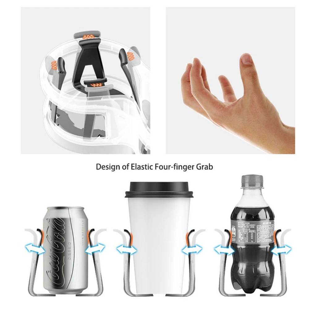 Универсальный автомобильный двойной держатель для чашки Внутренний органайзер