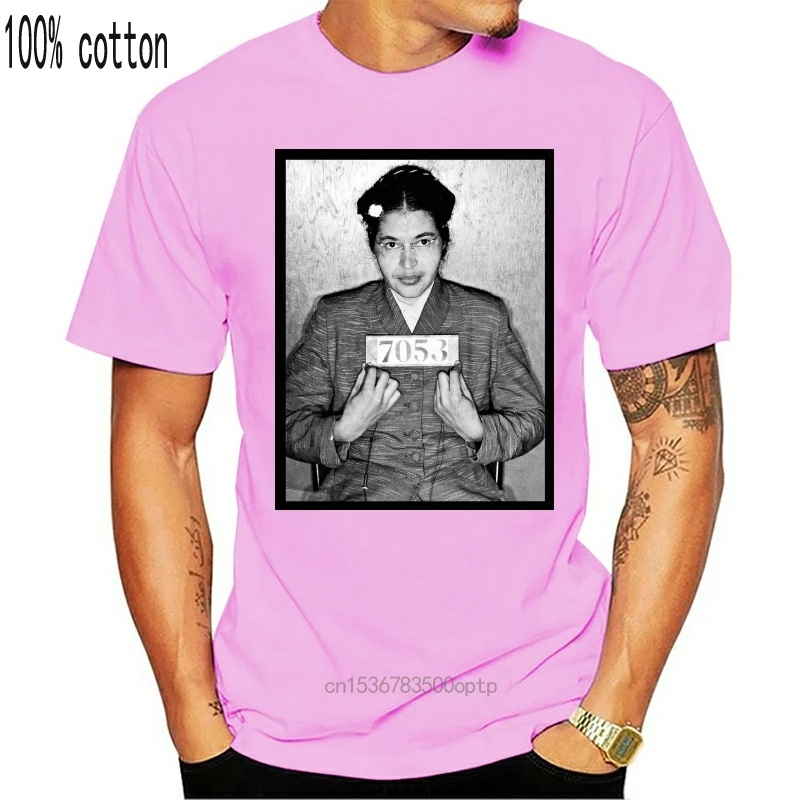 Роза парки Кружка выстрел Футболка фотография мугshot автобус гражданские права