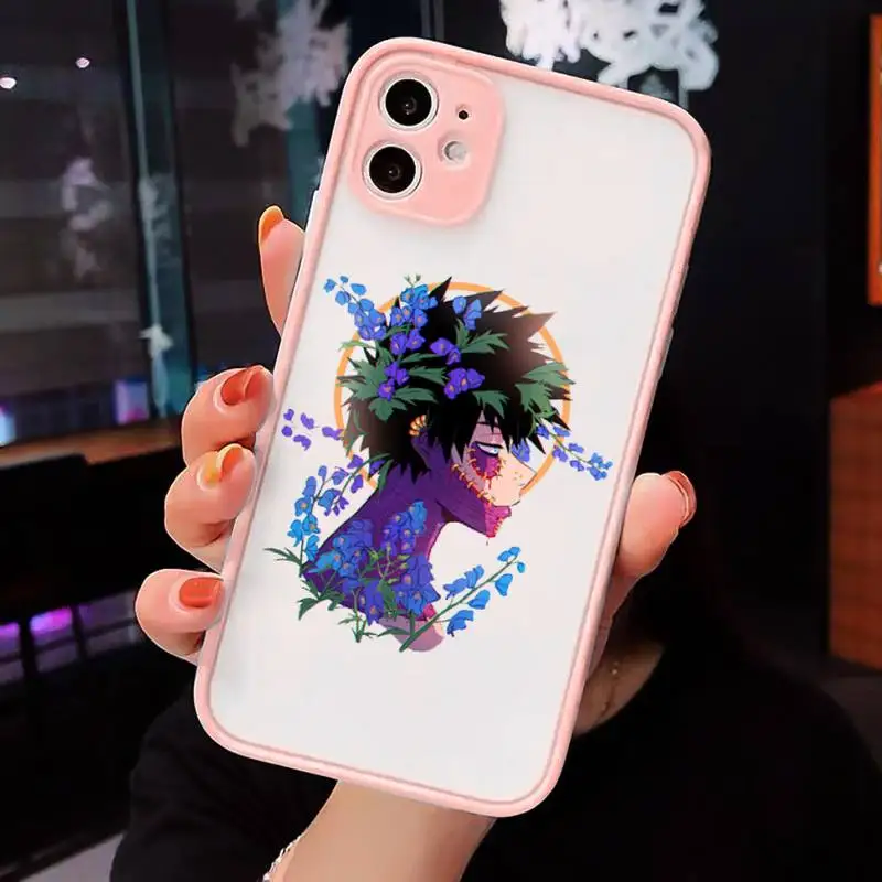 

Japan anime my hero academia Phone Cases matte transparent For iphone 7 8 11 12 plus mini x xs xr pro max cover