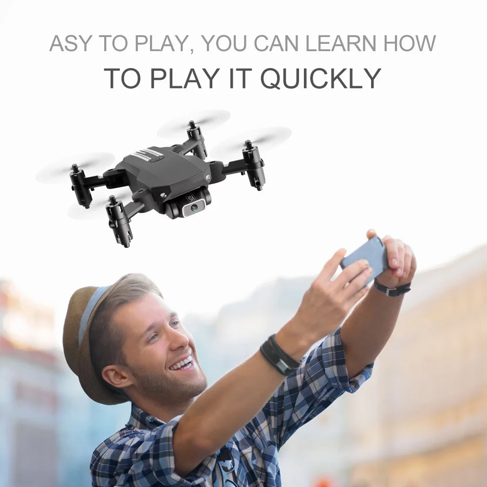 2020 Новый мини 4K HD камера RC Дрон WIFI 1080P небольшой складной Квадрокоптер легко
