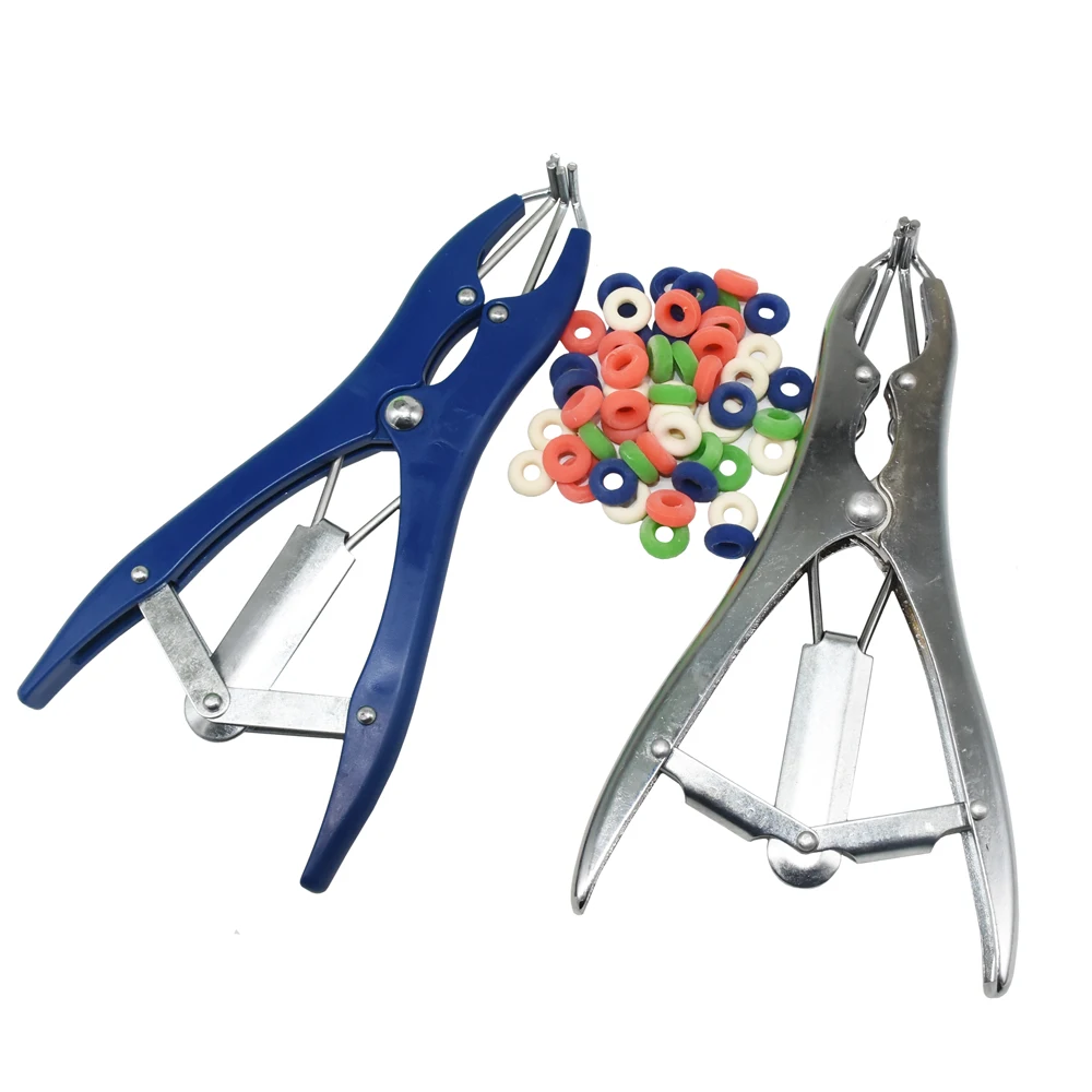 Плоскогубцы для кастрации свиней и овец 100 резиновых колец|Переноски| |