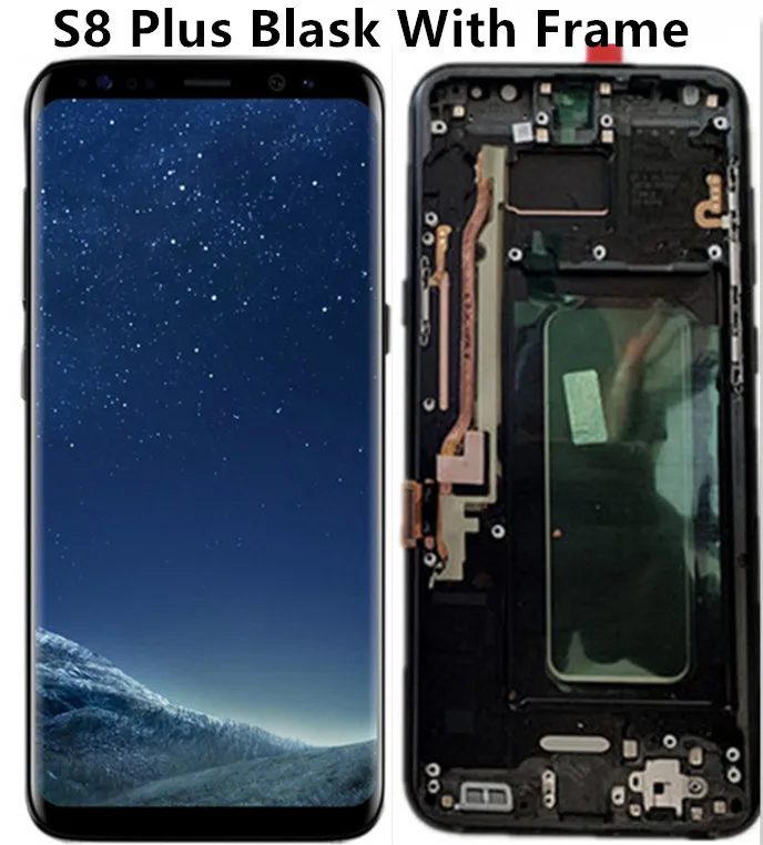 S8 Plus Blask Frame ЖК-дисплей для samsung Galaxy S8, ЖК-дисплей S8 plus, G950, G950F, G955fd, G955F, G955, с тенью, с сенсорным экраном, оцифровать - Цвет: S8 Plus Blask Frame