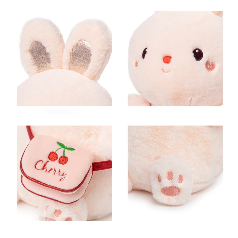

40CM Kawaii Bunny Rabbit Plush Dolls Cute Plush Pillows Home Decorations Lovely Cartoon Anime Soft Stuffed Dolls Gift for Girls
