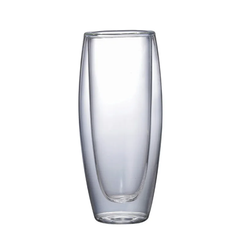 

Lead-free Double-Wall Handmade Glass Heat-Resistant Tea Coffee Drink Cup Insulation Transparent Glass Champagne Wine
