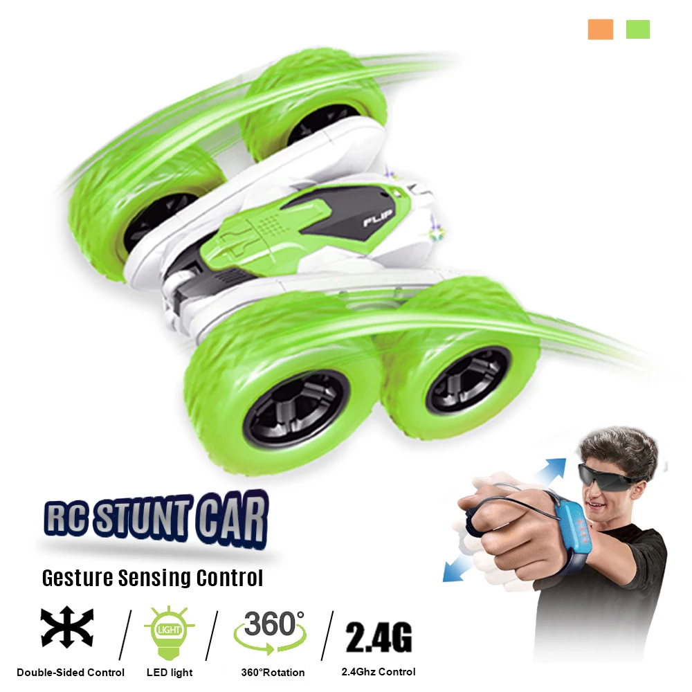 GoolRC радиоуправляемые трюковые автомобили для детей с поворотом на 360 °