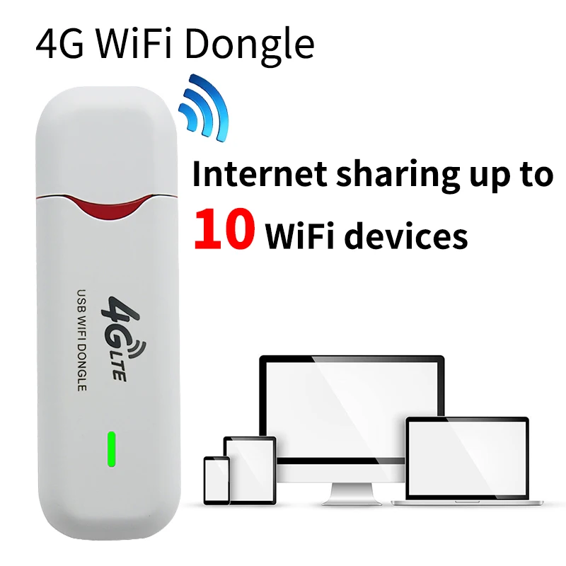 TOLKIEN 4G WiFi роутер 150 Мбит/с USB модем беспроводной широкополосный мобильный Hotspot LTE