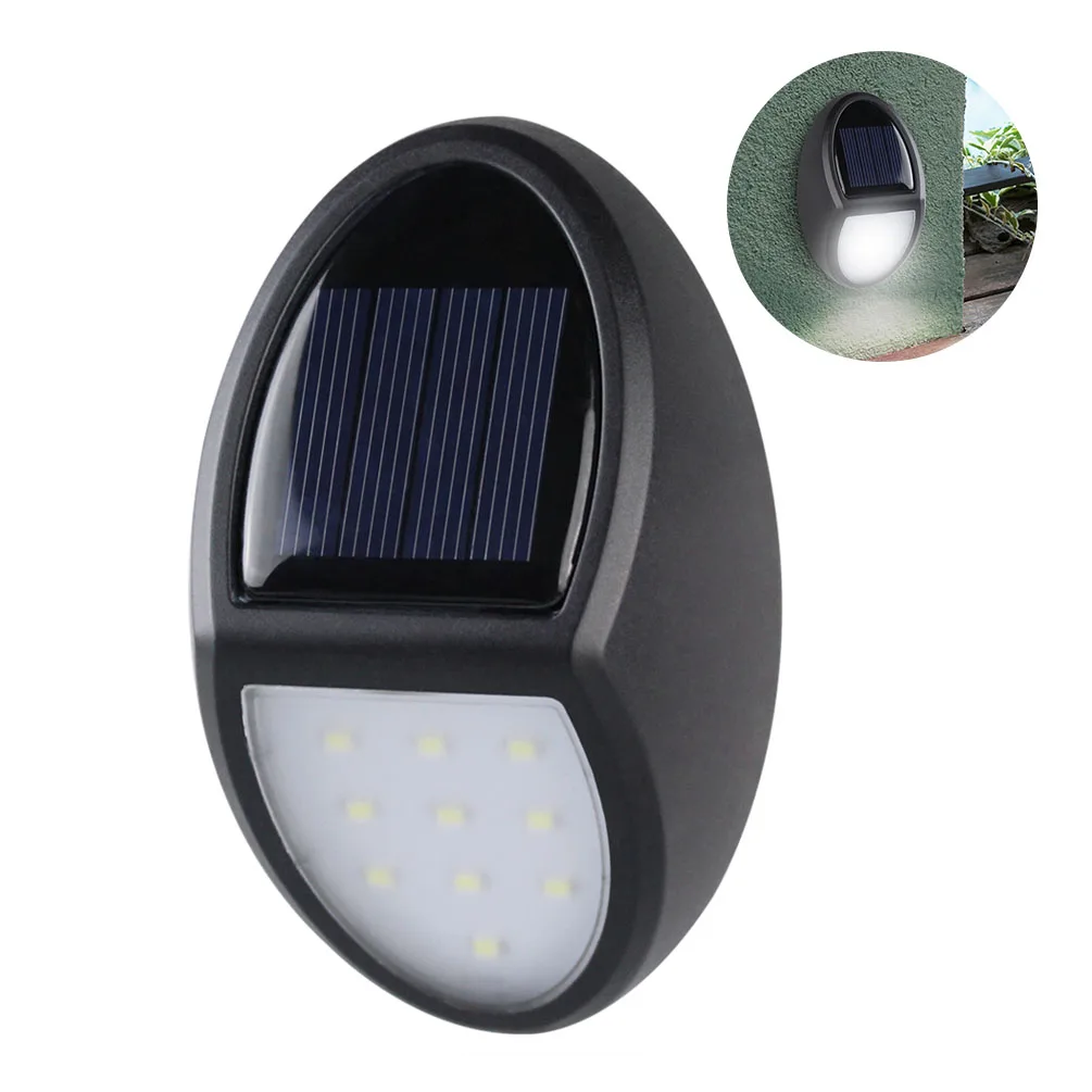 

LEDGLE Solar Wall Lamp Light Activated Outdoor Lamps Solar Powered Wall Lights, 2 Lighting Modes, IP65 Waterproof