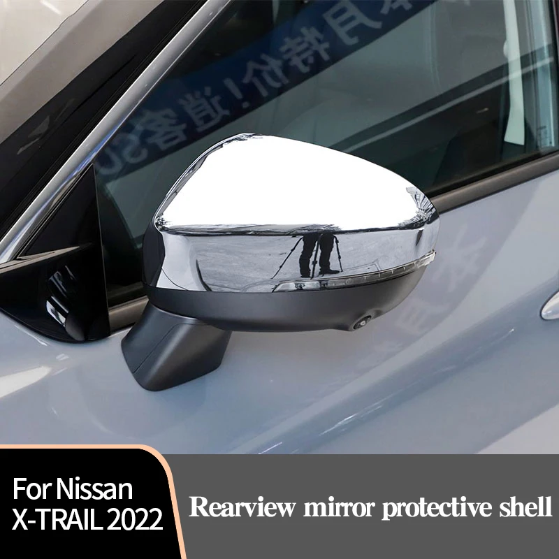 

Защитный чехол для автомобильного зеркала заднего вида для Nissan X-TRAIL T32 2022 ABS устойчивый к царапинам боковой Чехол внешние аксессуары