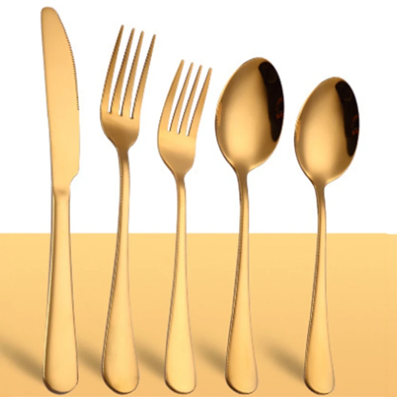 Столовые приборы из нержавеющей стали ложка столовые Западный стейк Ложка