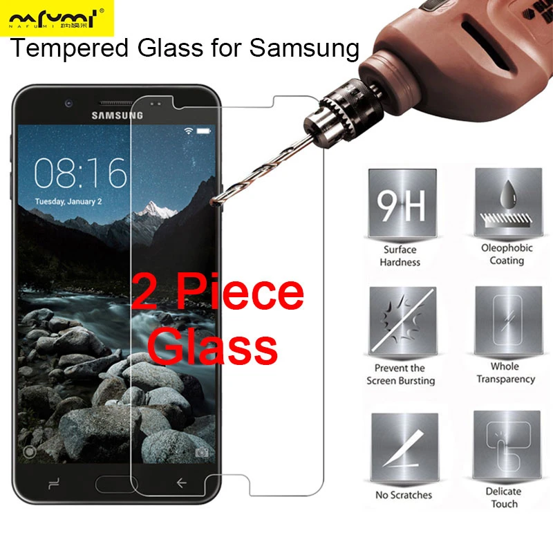 2 шт. прозрачная пленка HD закаленное стекло Защита экрана для Samsung S7 S6 Защитное S5