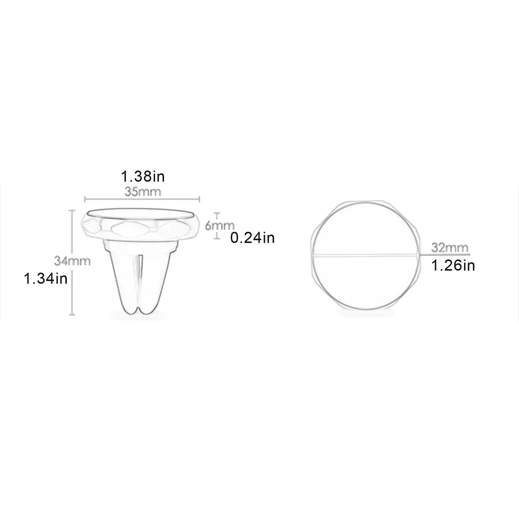 

Outlet bracket Mobile phone magnet bracket for car air conditioner Aviation aluminum magnesium alloy material Rhombus